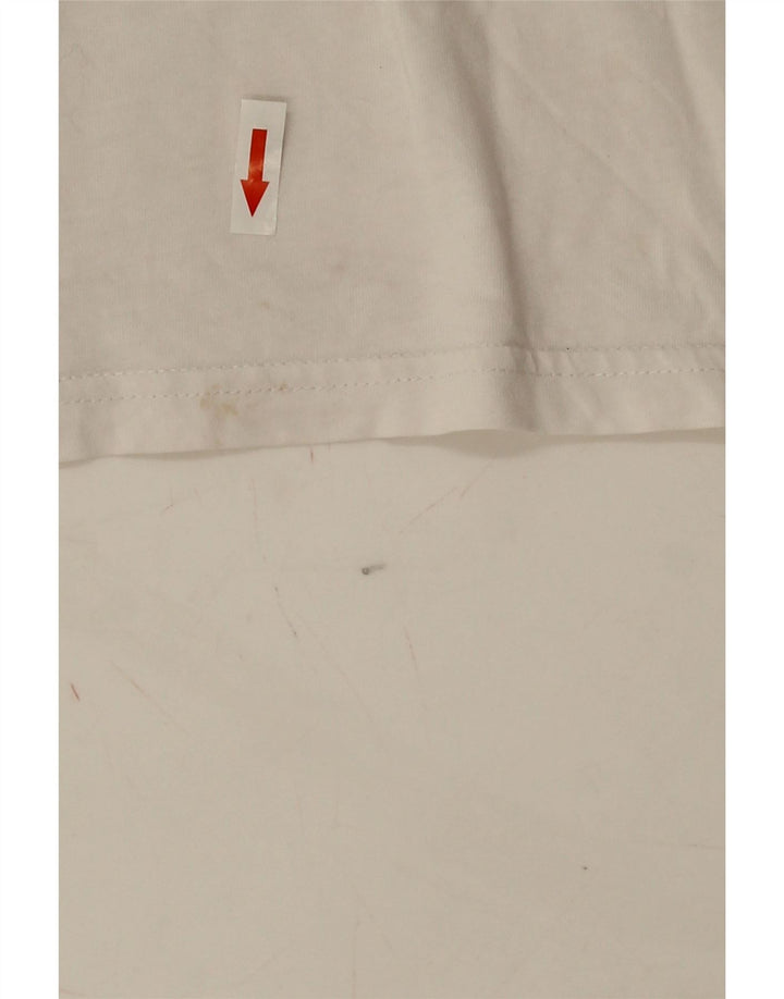 Vans Camiseta con gráfico de ajuste clásico para hombre Top grande de algodón blanco