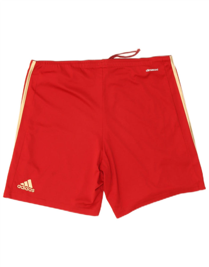 Adidas Mens Climacool Sport Shorts Medio Rojo Poliéster