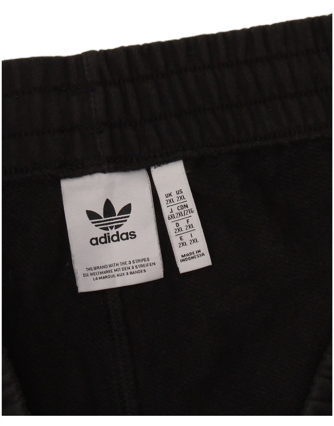 Adidas - Pantalón de chándal para hombre, talla 2XL, algodón negro