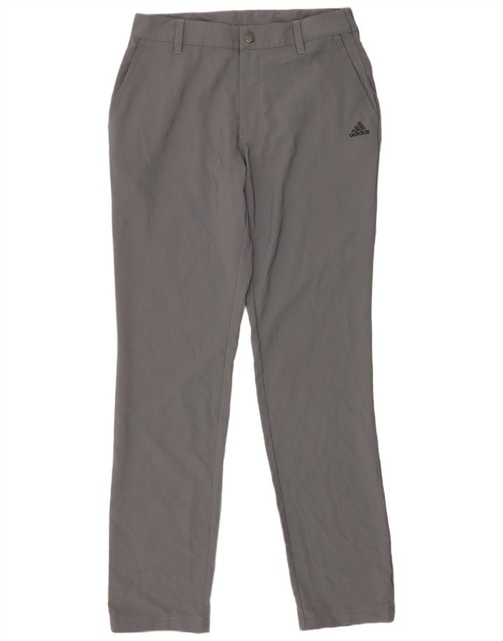 Pantalón chino adidas slim fit para mujer W30 L34 Poliéster gris