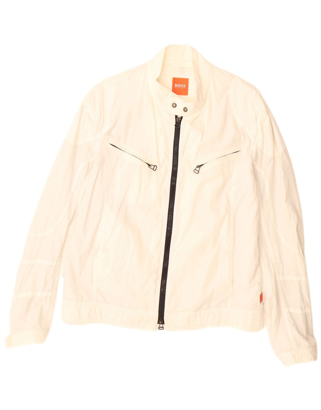 Hugo Boss Chaqueta utilitaria para hombre EU 50 Grande Blanco