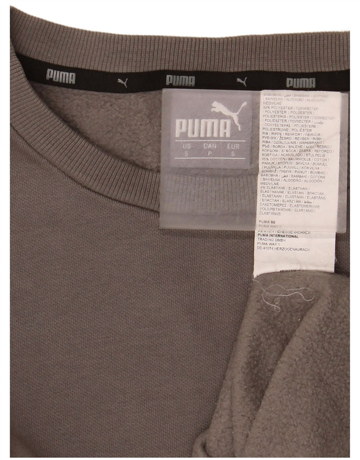 Sudadera Puma Hombre Jumper Small Gris Algodón