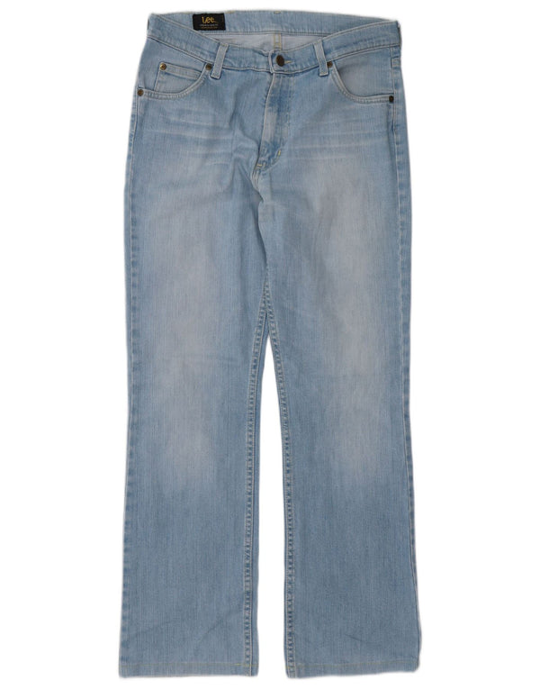 Vaqueros Lee Mujer Rectos W33 L30 Algodón Azul