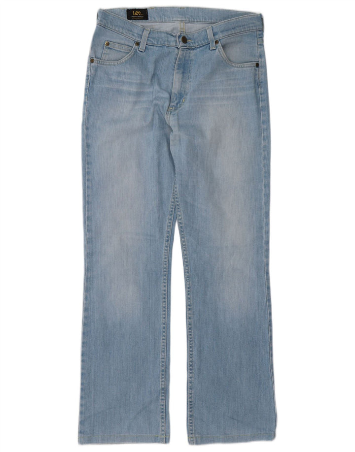 Vaqueros Lee Mujer Rectos W33 L30 Algodón Azul