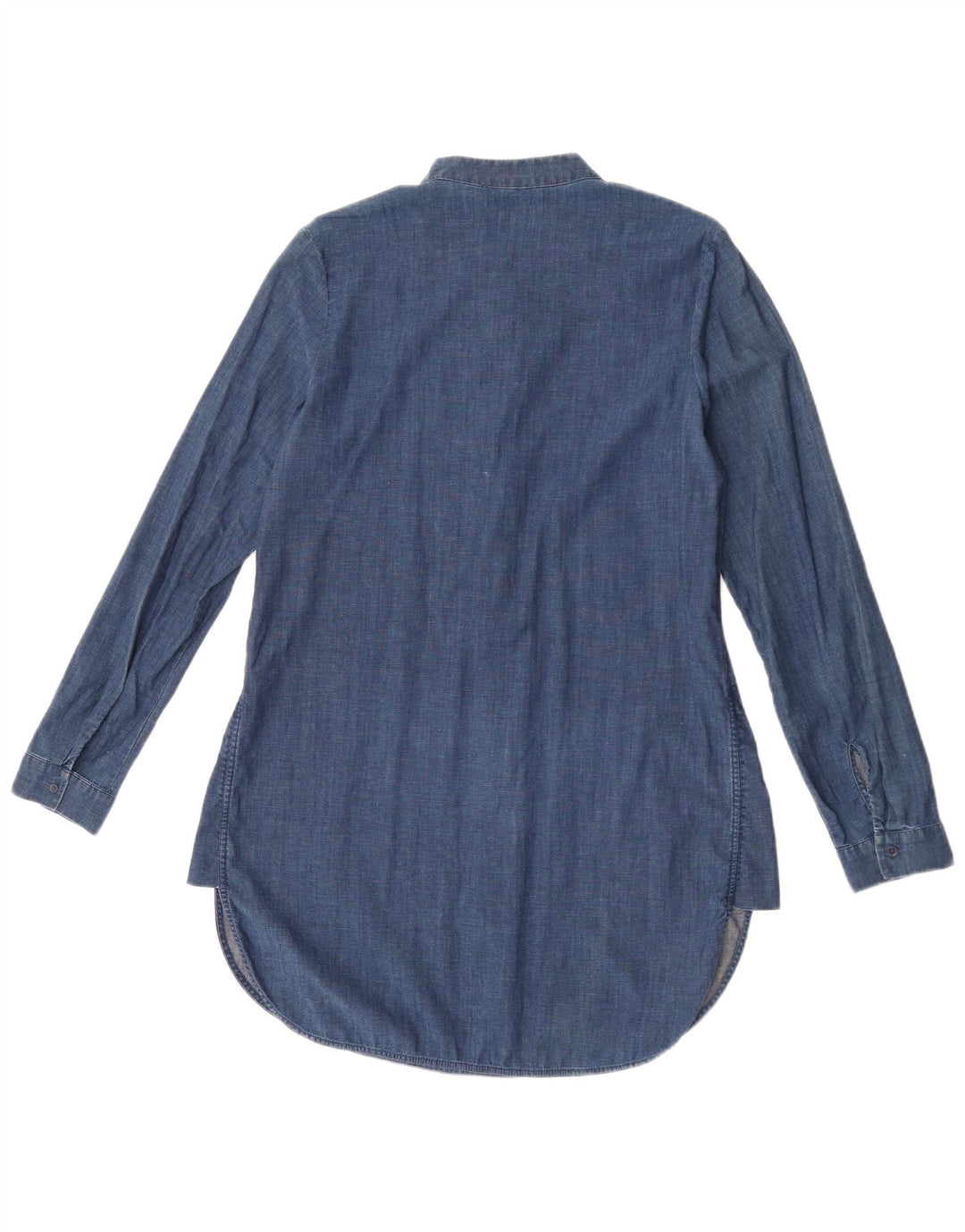 Cos Vestido camisero tipo jersey para mujer EU 36 Algodón azul pequeño