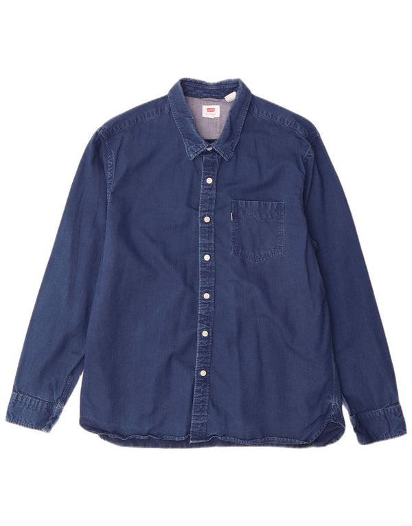 Levi's Camisa Vaquera Niño 15-16 Años XL Azul Marino Algodón