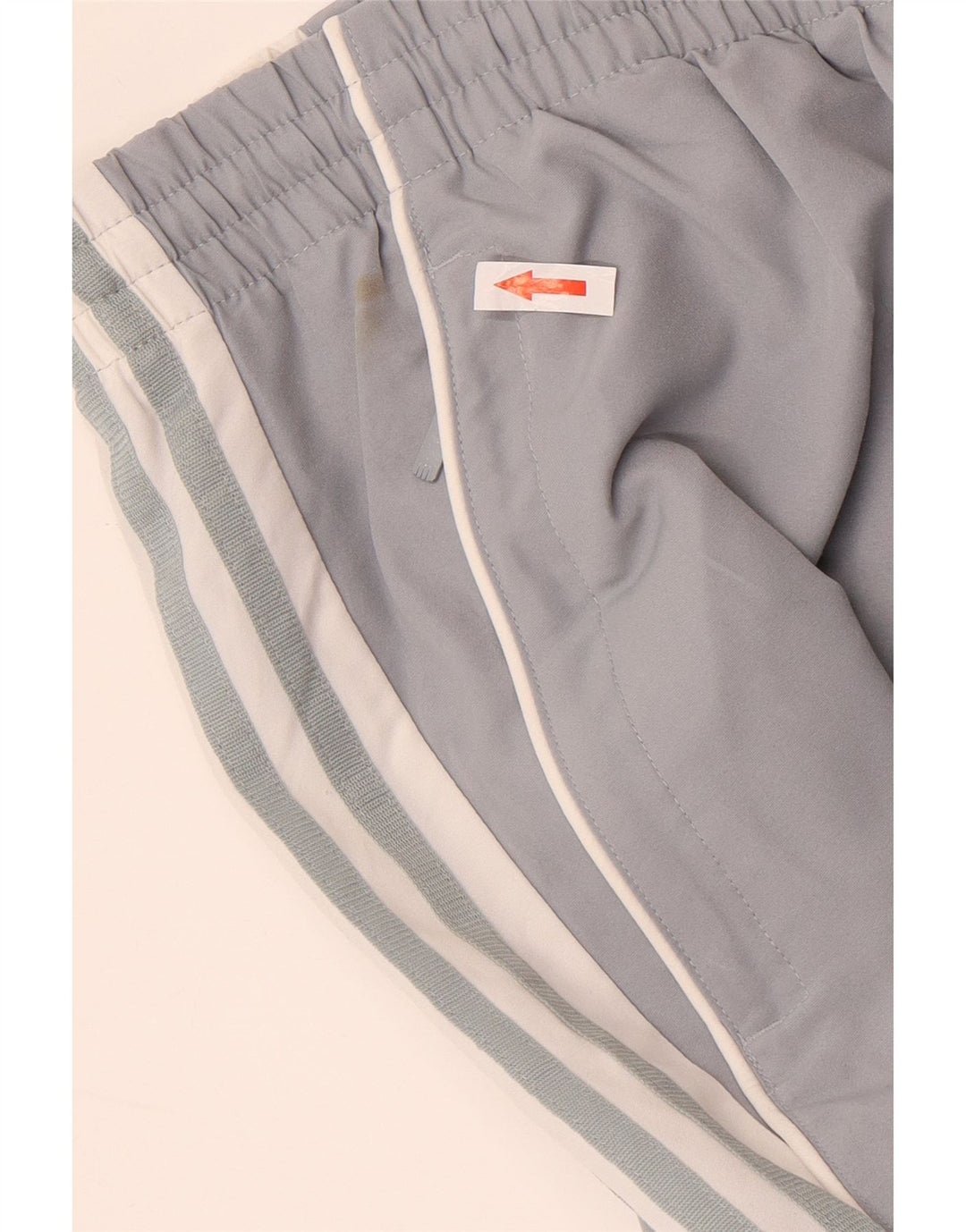 Pantalón De Chándal Adidas Hombre Grande Gris Colorblock Poliéster