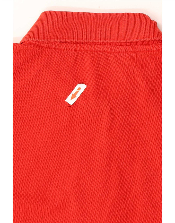 Polo Kappa Hombre Algodón Rojo Medio