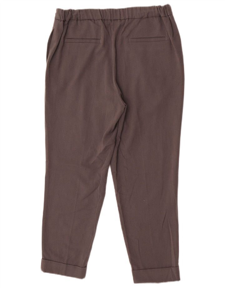 Marks & Spencer Pantalones cortos para mujer UK 12 Medium W30 L25 Poliéster gris