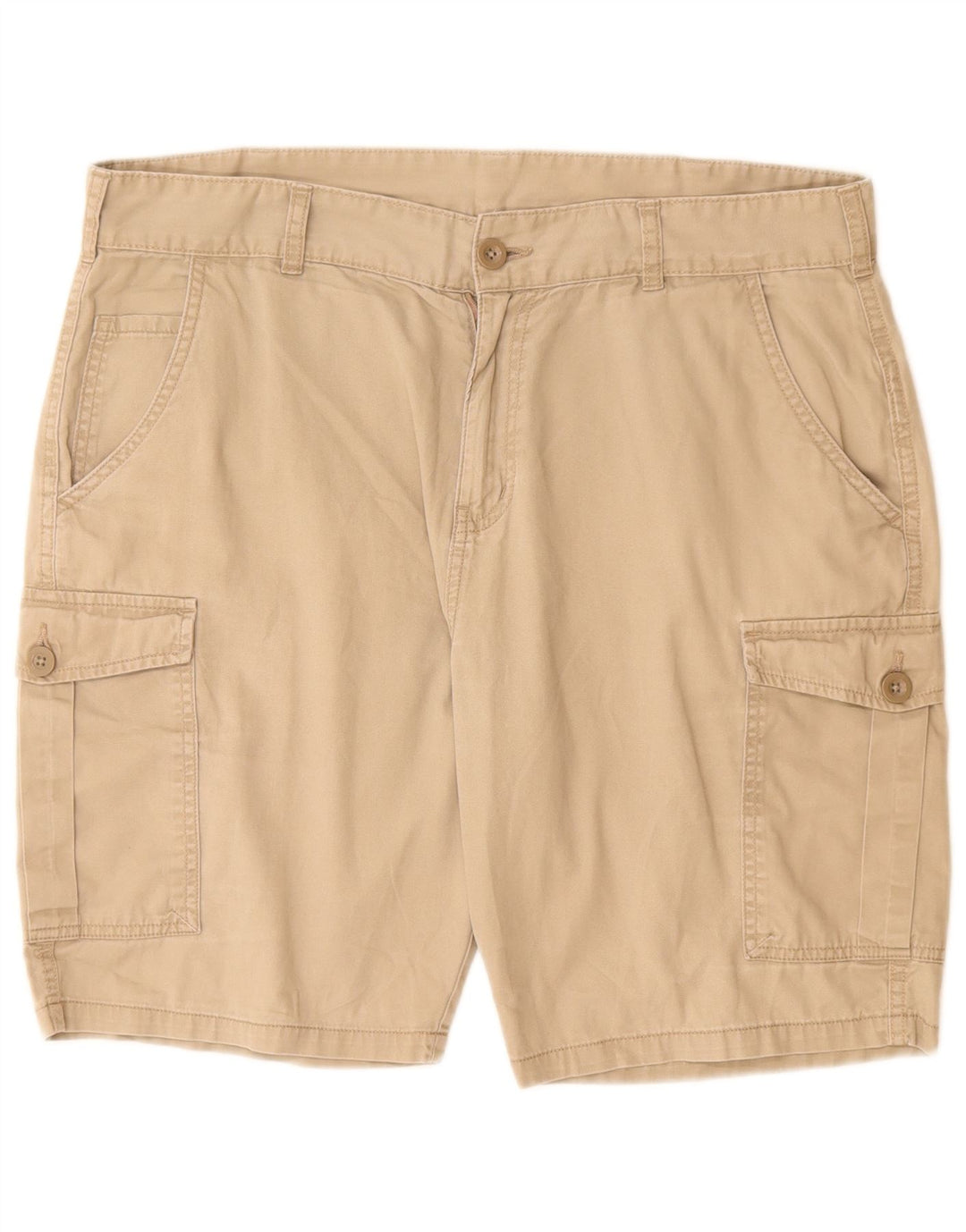 Pantalones cortos cargo para hombre Mountain Warehouse W36 Algodón beige grande