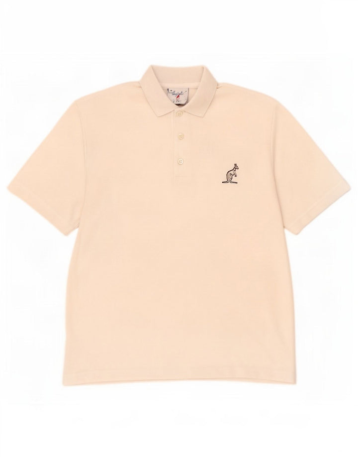AUSTRALIAN L'ALPINA Polo Hombre Pequeño Blanco Poliéster