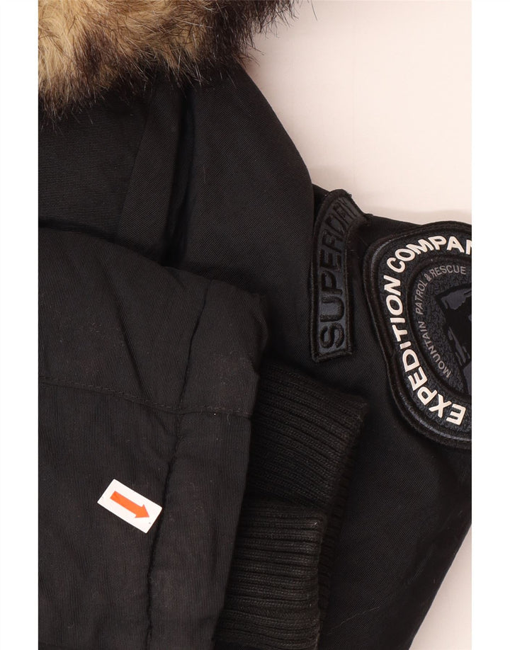 Superdry Parka para mujer, talla 44, talla M, color negro, invierno