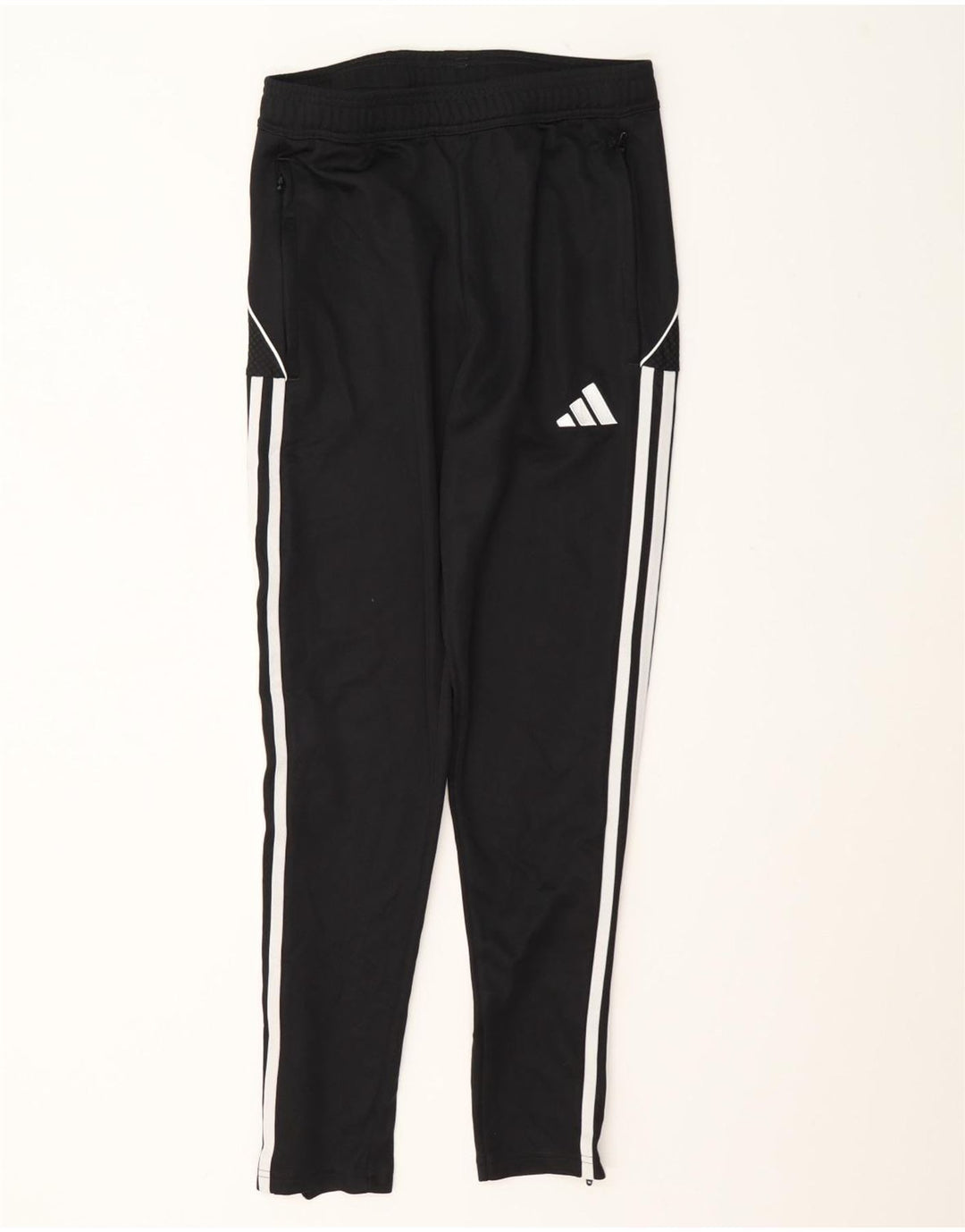 Adidas Hombre Slim Fit Pantalones De Chándal Pequeño Negro Poliéster