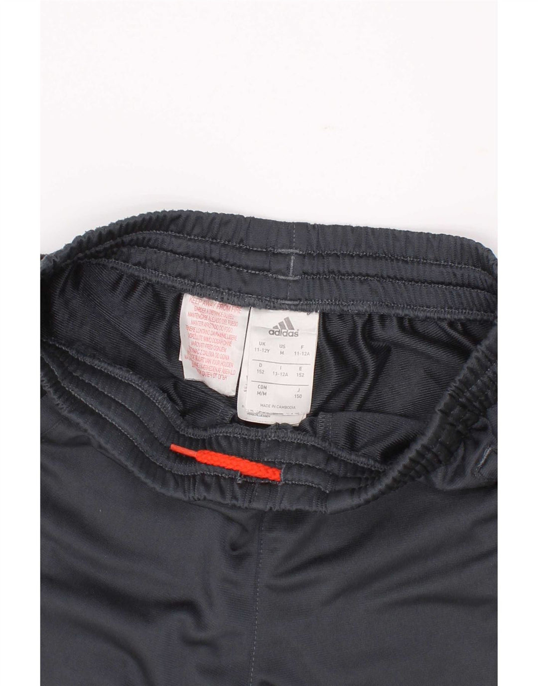 Adidas Pantalón corto deportivo para niño 11-12 años Gris Poliéster