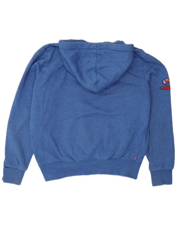 Superdry Jersey con capucha gráfica para hombre 2XL Algodón azul