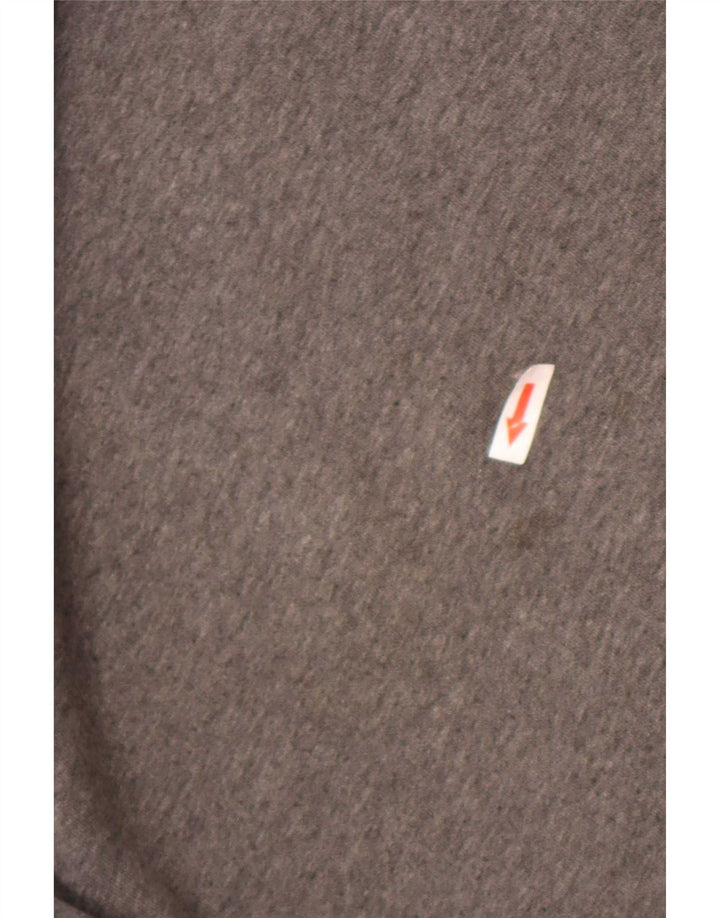 Nike - Sudadera tipo jersey para hombre, talla grande, algodón moteado gris