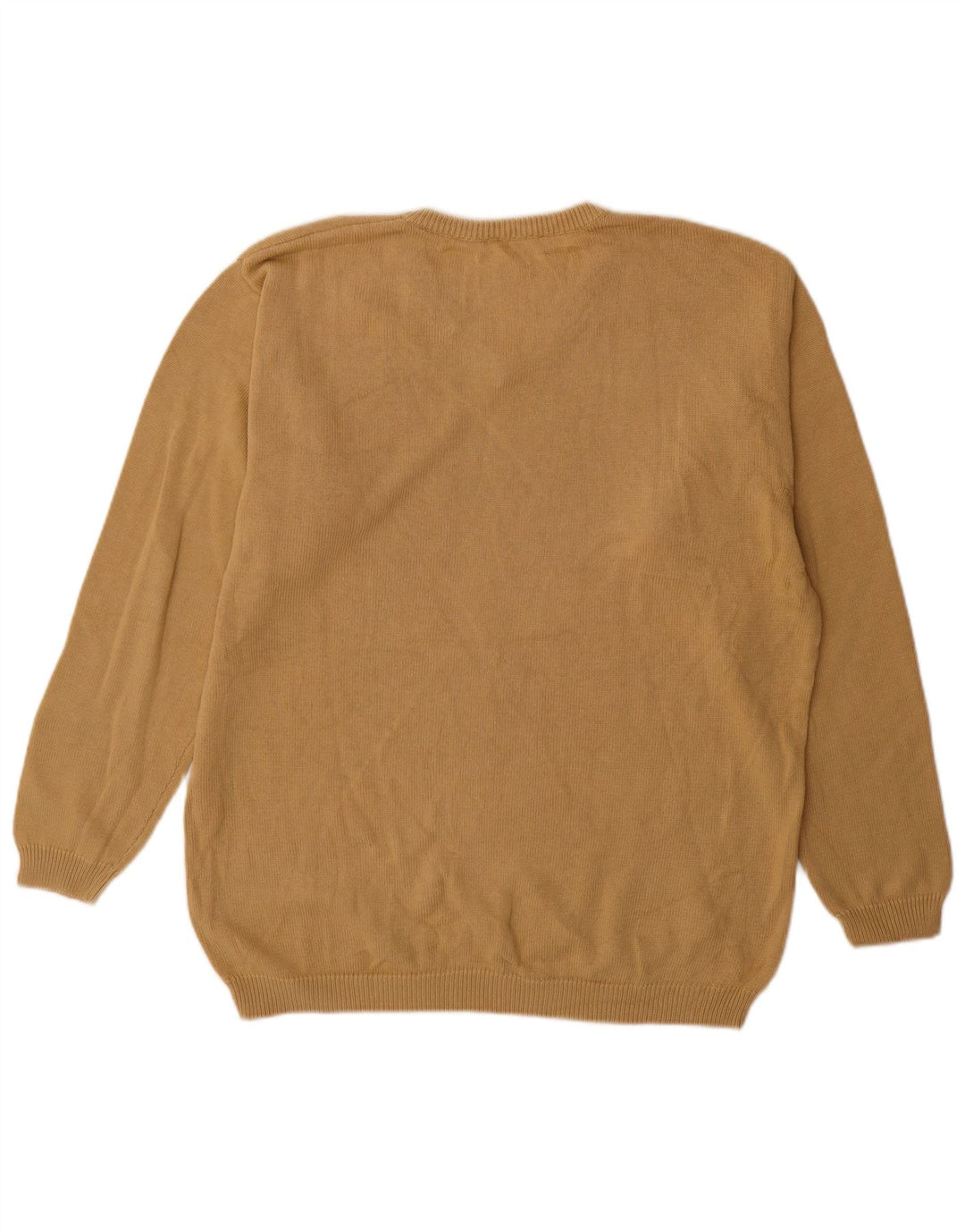 Fred Perry Jersey Con Cuello En V Para Hombre XL Algodón Beige