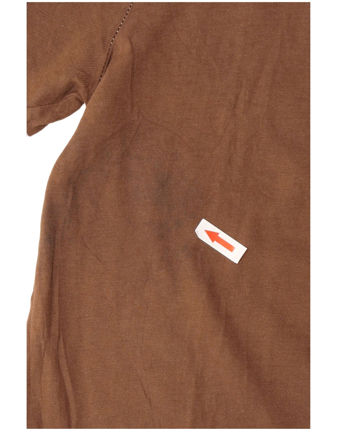 Zara Mujer Camiseta Top UK 10 Small Marrón