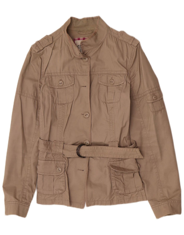Chaqueta militar Esprit para mujer UK 42 Algodón beige medio