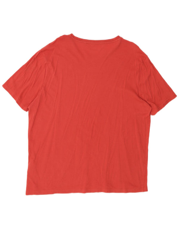 BENCH Camiseta Mujer Top UK 20 2XL Algodón Rojo