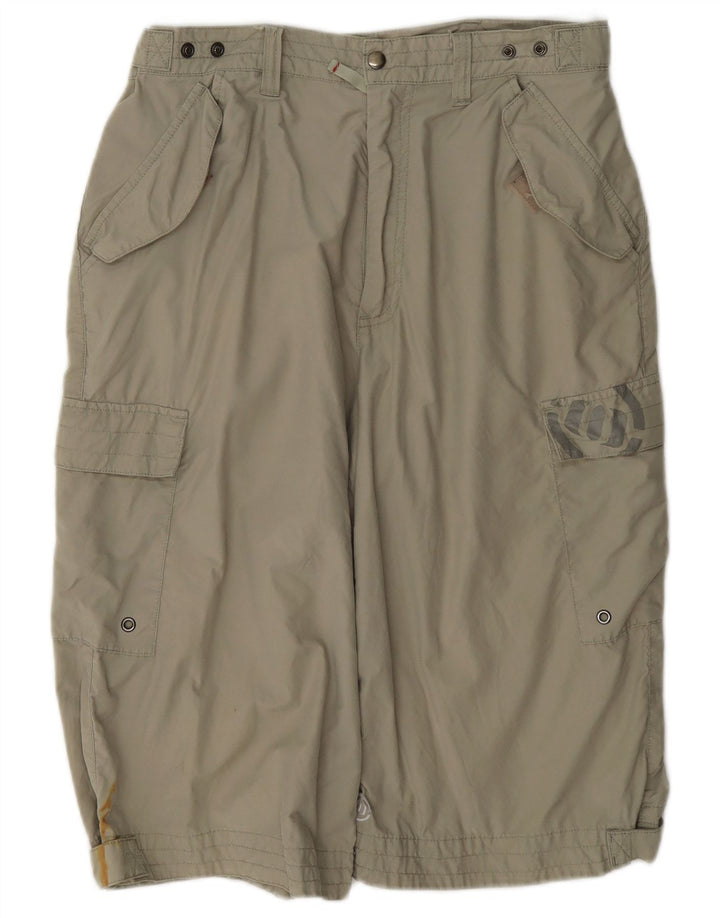 Pantalones cortos tipo cargo para hombre Animal Small W29 Algodón caqui