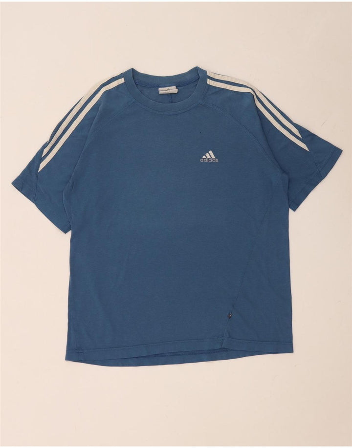 Adidas Hombre Camiseta Top Small Azul Algodón