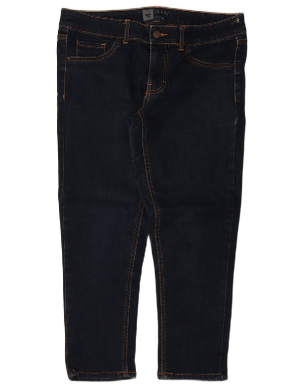 Mossimo Jeans ajustados recortados para mujer US 8 Medium W32 L25 Azul marino Algodón