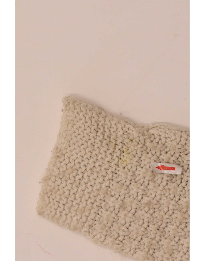 Zara Mujer Cárdigan Suéter Reino Unido 44 Grande Acrílico Blanco