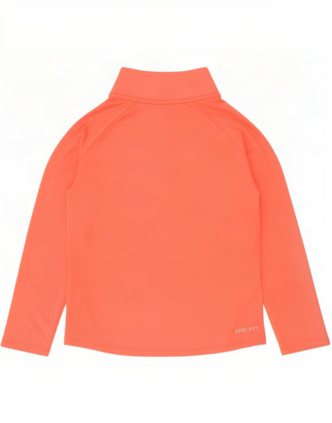 Nike Dri Fit - Chándal con cremallera y cuello para niña, talla grande, color naranja, 6-7 años