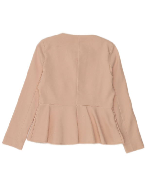 Topshop Chaqueta tipo blazer con cremallera completa para mujer UK 40 Grande Poliéster rosa