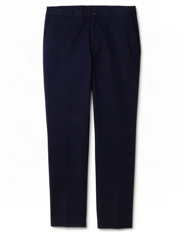 Zara Mens Slim Casual Pantalones EU 38 Small W30 L31 Azul Marino Viscosa