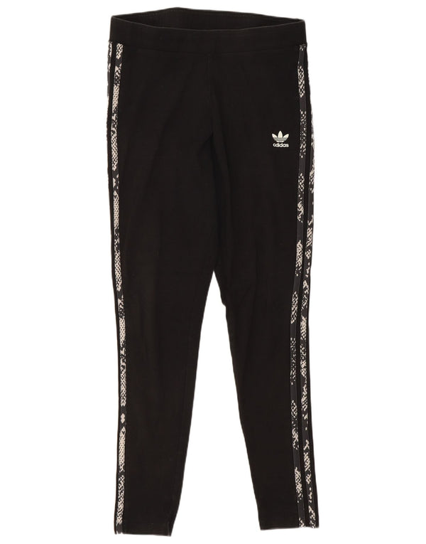 Leggings Adidas Mujer Mediano Negro Animal Print Algodón Deportivo