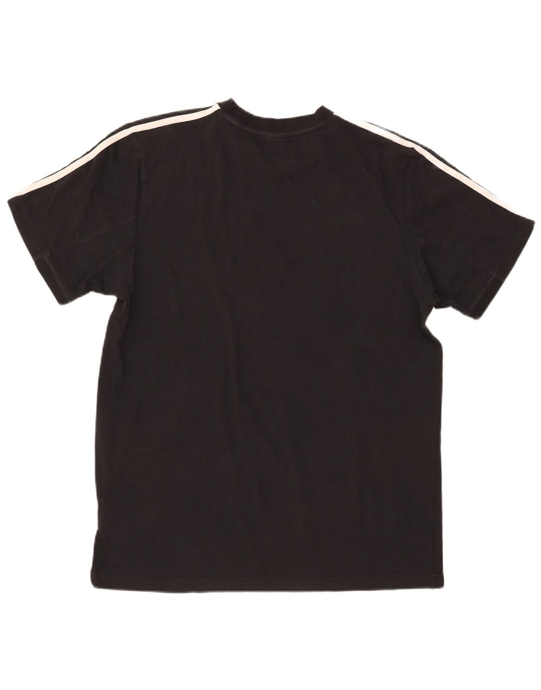 ADIDAS Camiseta para hombre Top UK 42/44 Grande Negro Colorblock Algodón