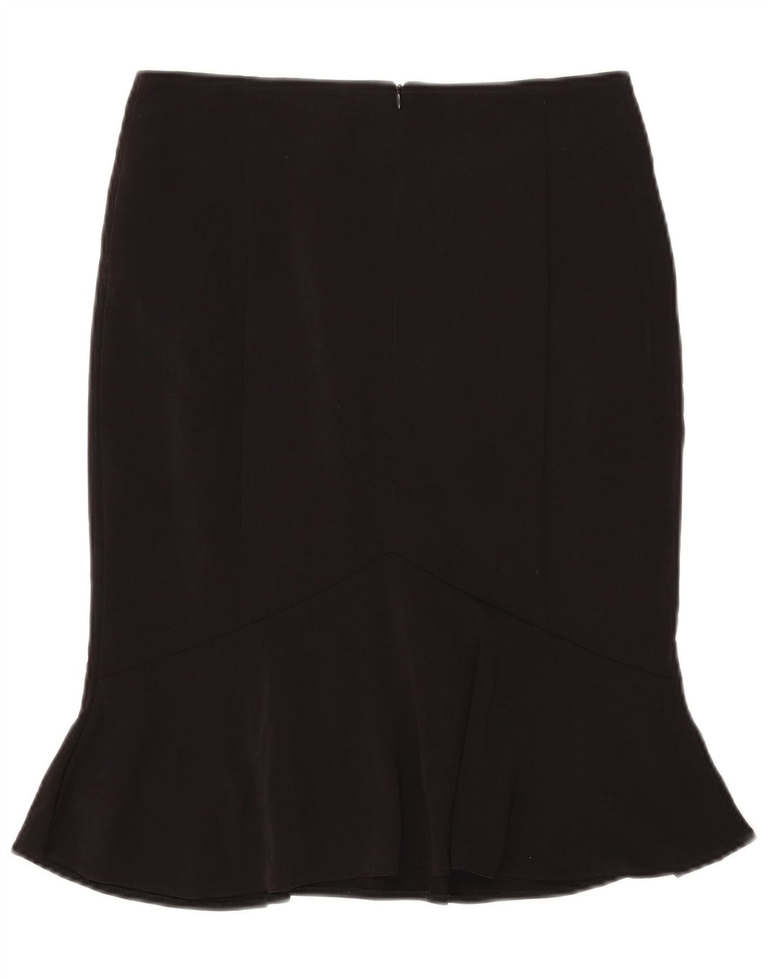 Marks & Spencer Falda trompeta para mujer UK 10 Small W29 Poliéster negro