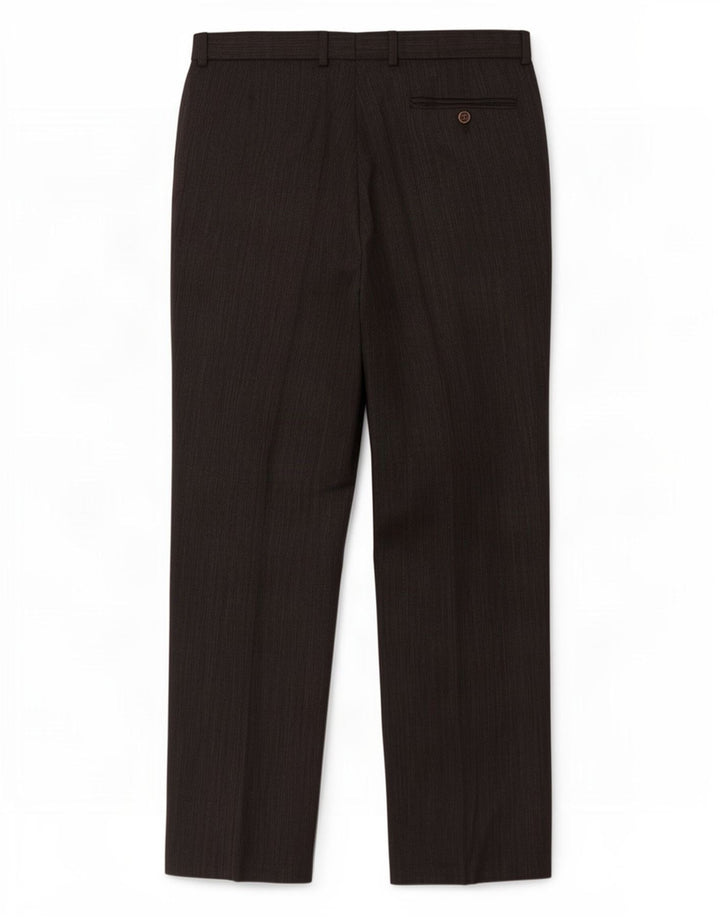 Marks & Spencer Pantalones chinos rectos para hombre W34 L31 Poliéster gris