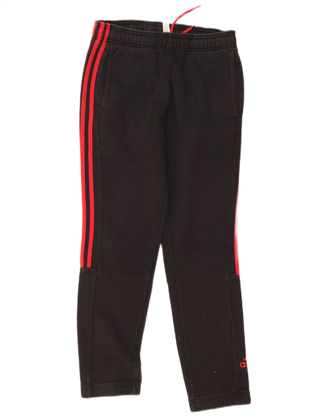 ADIDAS Hombre Chándal Pantalones Joggers Pequeño Gris Algodón