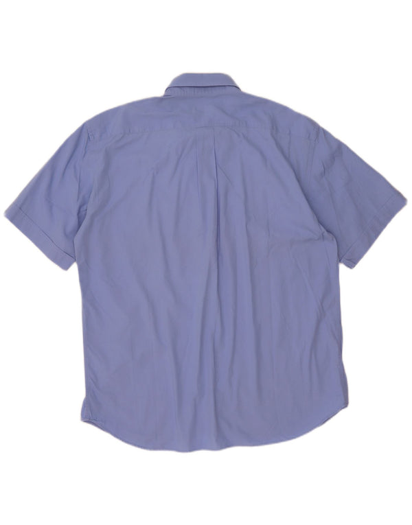 Camisa de manga corta Lotto para hombre grande azul