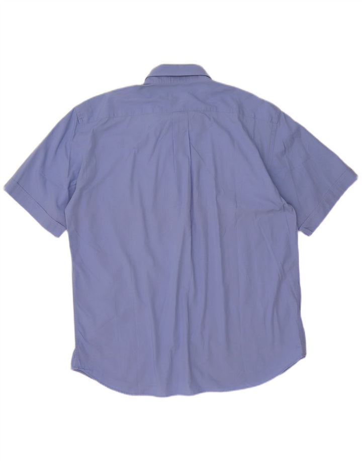 Camisa de manga corta Lotto para hombre grande azul