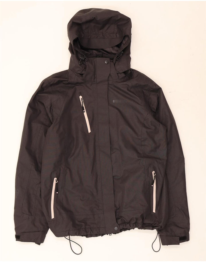 Chaqueta impermeable con capucha para mujer Mountain Warehouse UK 46 Large Poliéster negro