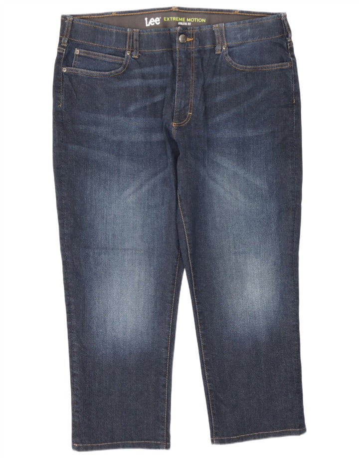 Vaqueros recortados para hombre Lee W40 L27 Algodón azul marino