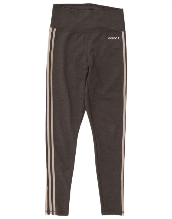 Adidas Leggings Climalite para mujer Reino Unido 12/14 Poliéster gris medio