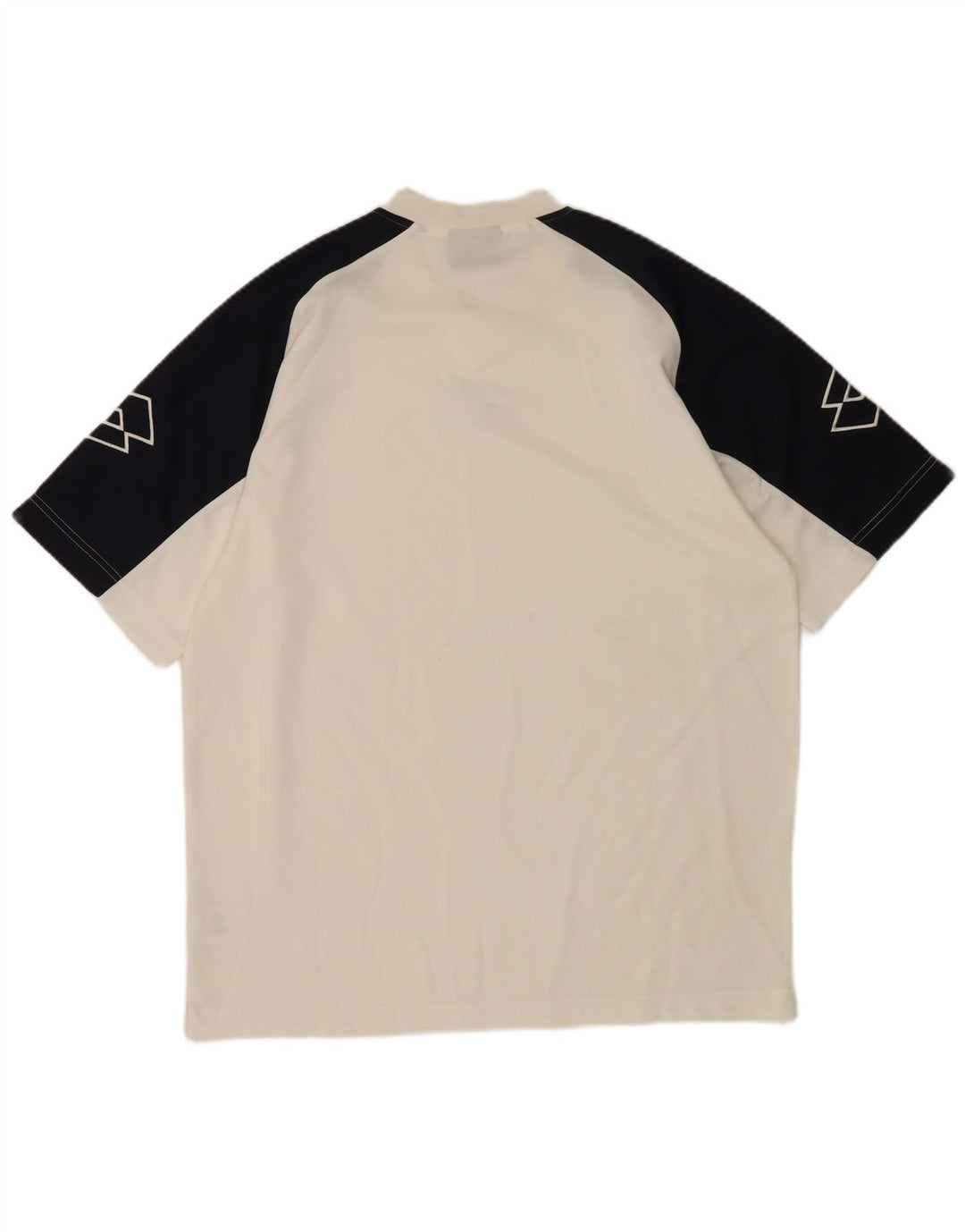 Lotto Hombre Camiseta Gráfica Top XL Blanco Colorblock Poliéster