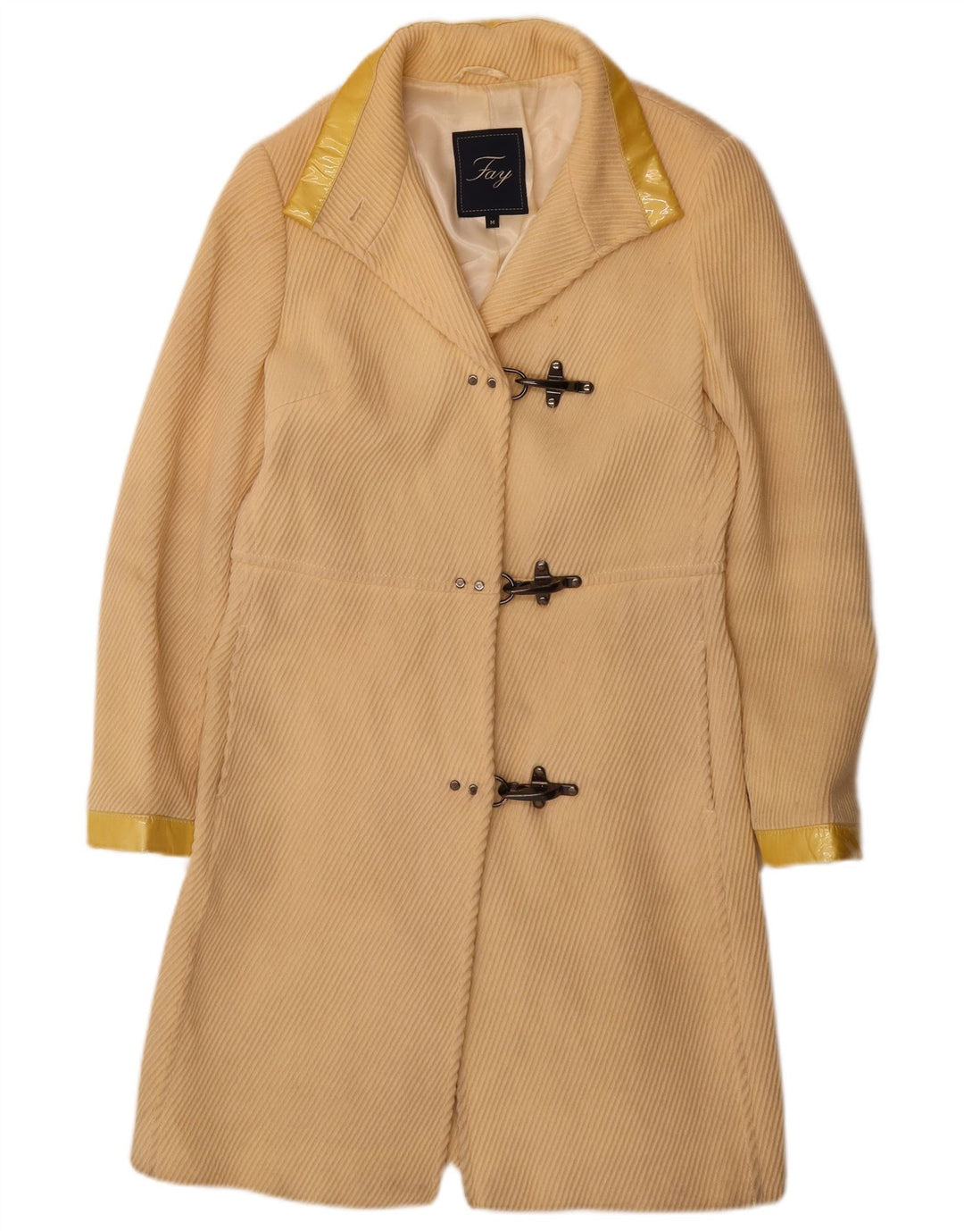 Abrigo Fay para mujer UK 12 Lana beige mediana