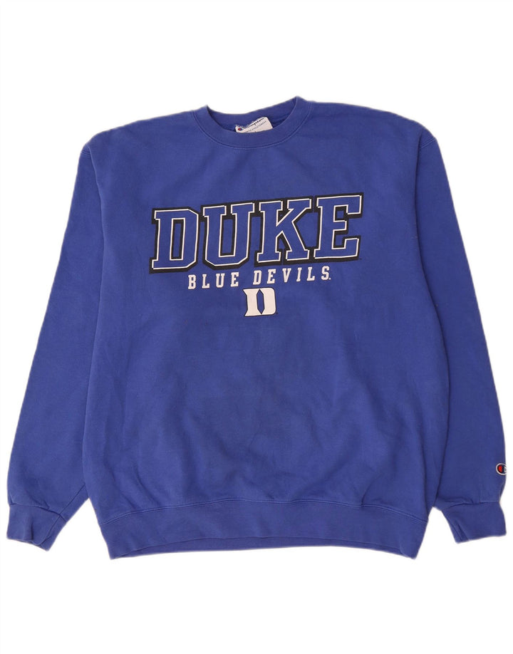 Champion Duke Blue Devils - Sudadera con gráfico de baloncesto para hombre, talla grande