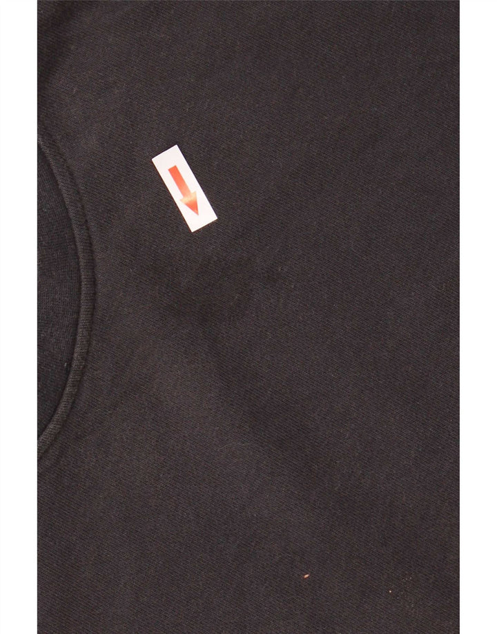 Adidas Mujer Climalite Graphic Sudadera Jumper IT 44 Mediano Negro Algodón