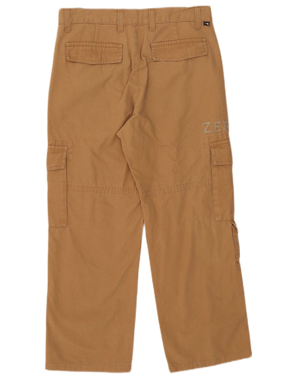 Diadora Pantalón cargo recto gráfico para hombre IT 48 Medium W30 L26 Beige
