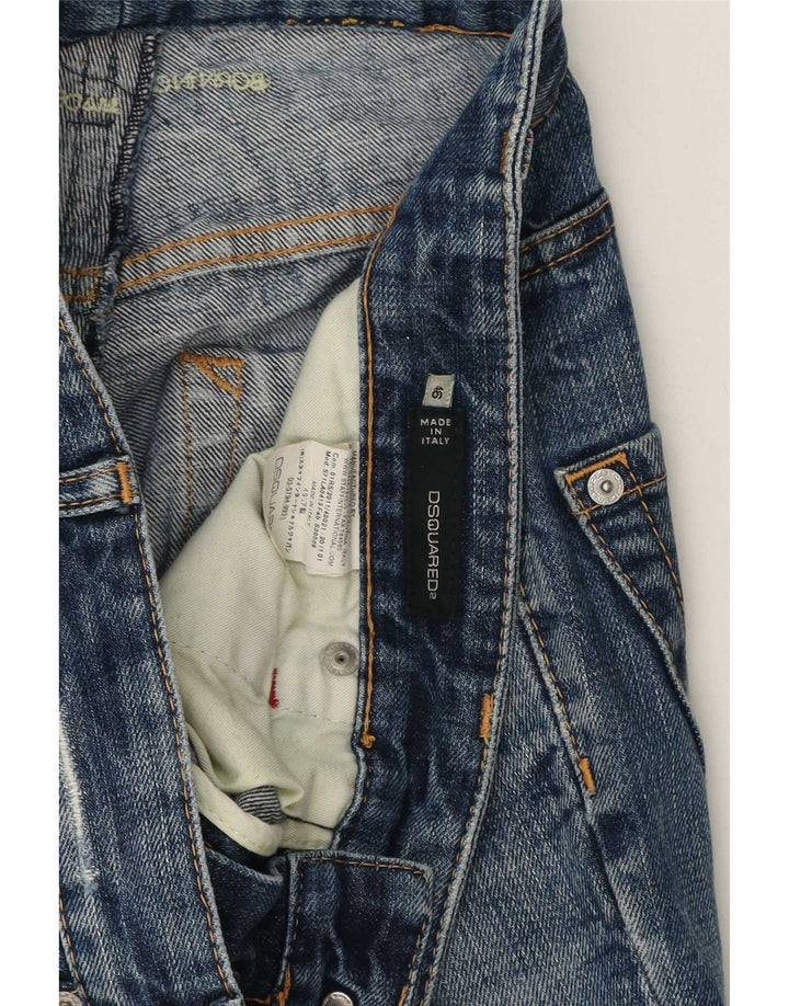 Dsquared Jeans ajustados desgastados para hombre IT 46 Small W32 L30 Algodón azul