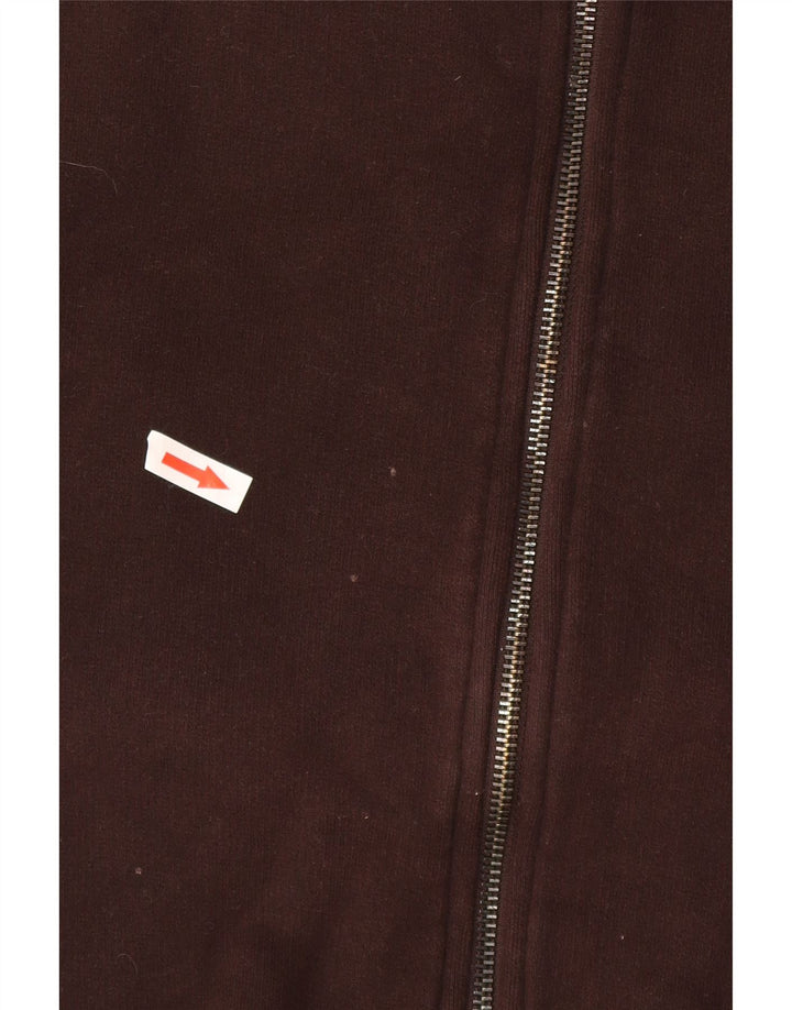 Best Company - Chaqueta de chándal para hombre, talla grande, algodón marrón