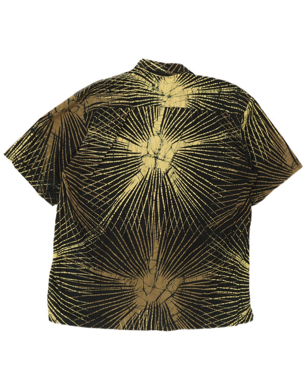 Caribelle Batik - Camisa con estampado abstracto para hombre, talla grande, multicolor