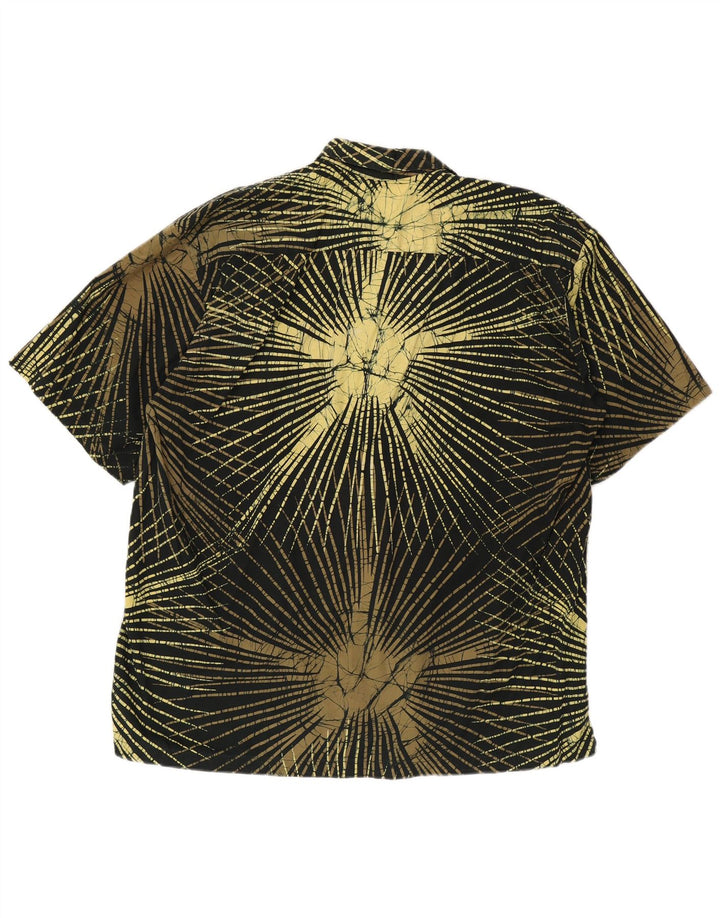 Caribelle Batik - Camisa con estampado abstracto para hombre, talla grande, multicolor
